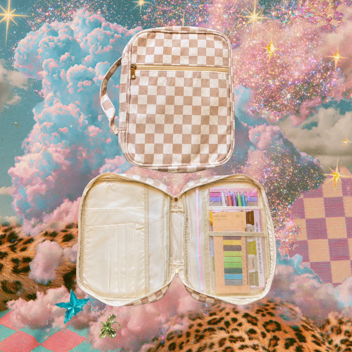 Corduroy Checkered Bible Bag