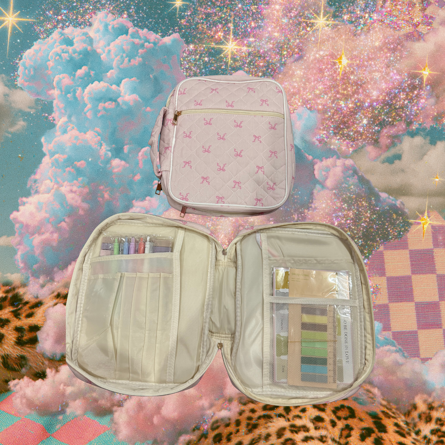 Light Pink Bow Bible Bag