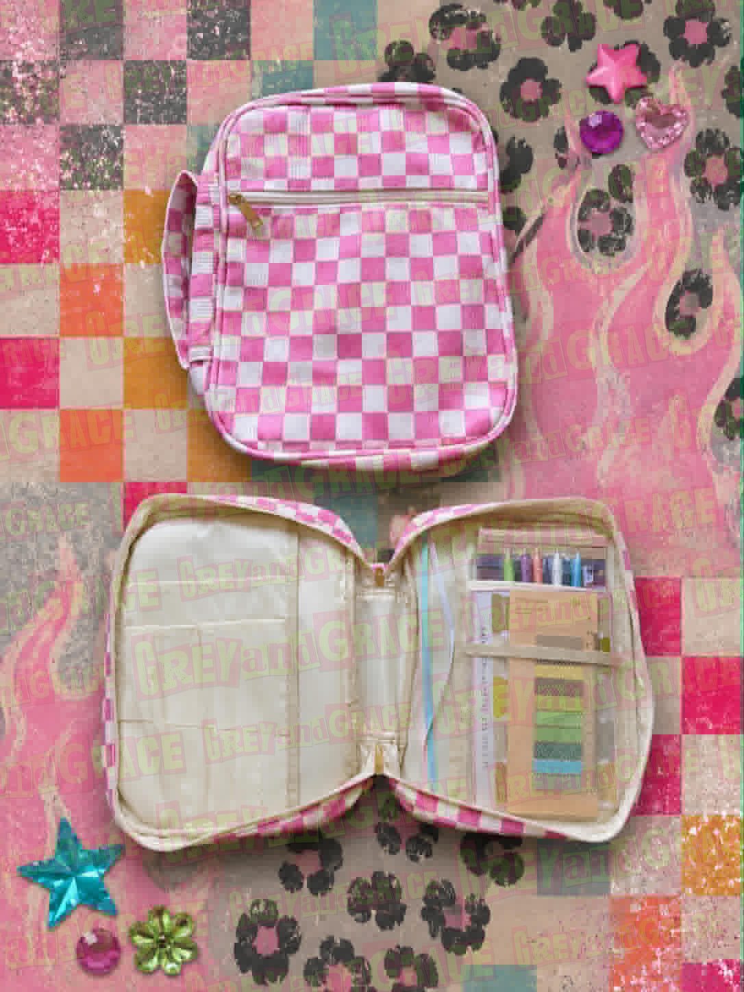 Corduroy Checkered Bible Bag